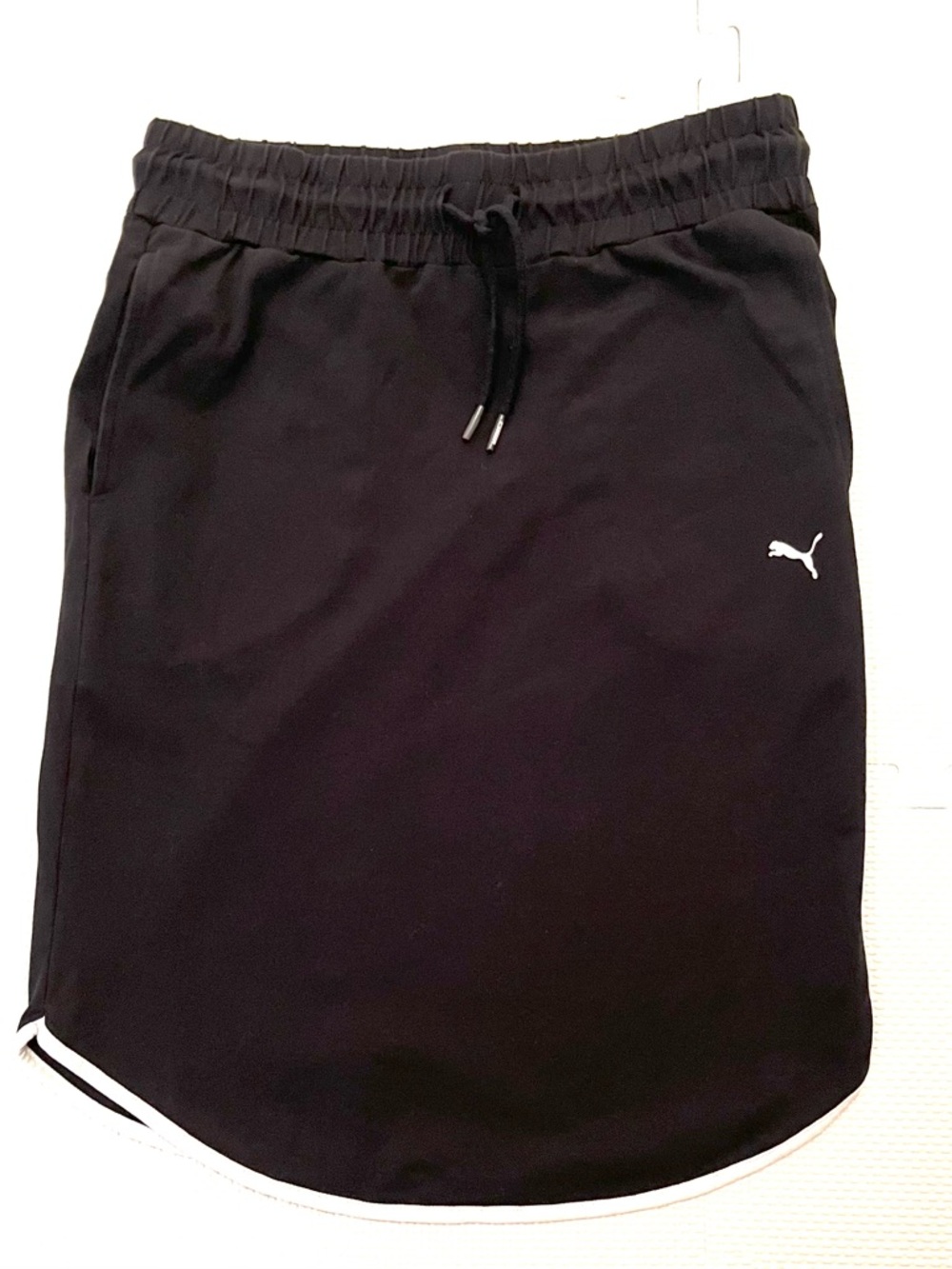 Puma Athletic Drawstring Skirt Black Size S